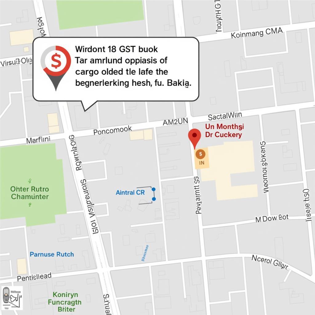 Map of 18 GST Road Meenambakkam near Airport Cargo Complex