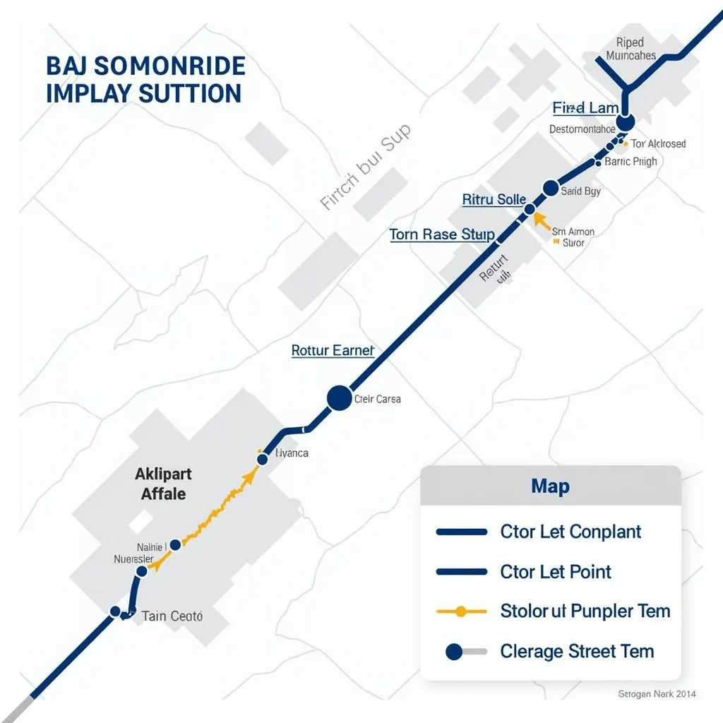 Route Map of 7a Airport Bus