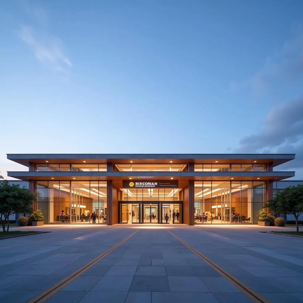 Modern terminal building at AAI Kishangarh Airport