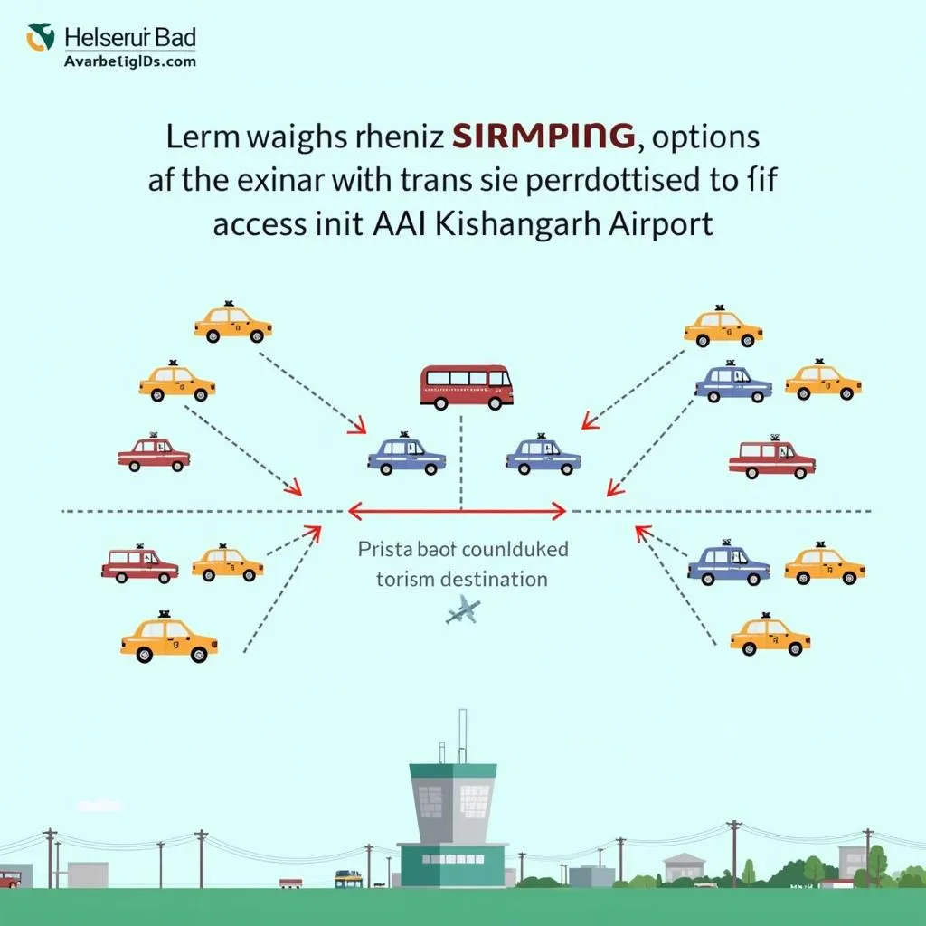 Transportation options at AAI Kishangarh Airport