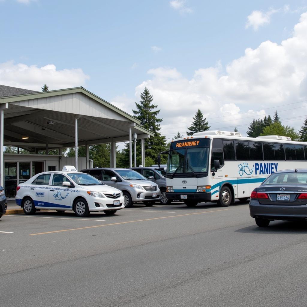 Ground transportation options at Abbotsford Airport