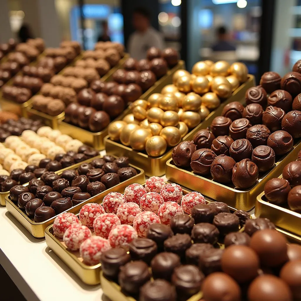 Gourmet Chocolate and Dates at Abu Dhabi Airport Duty Free