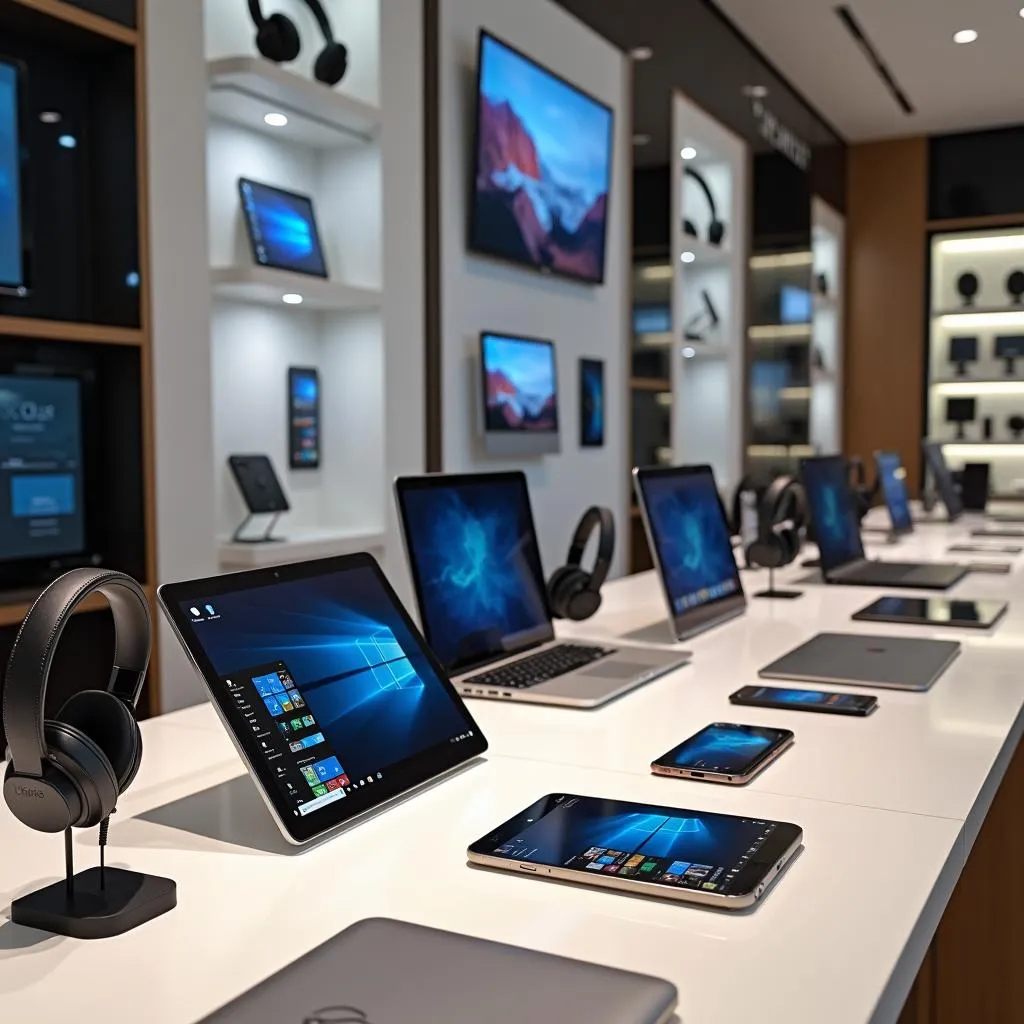 High-End Electronics on Display at Abu Dhabi Airport Duty Free