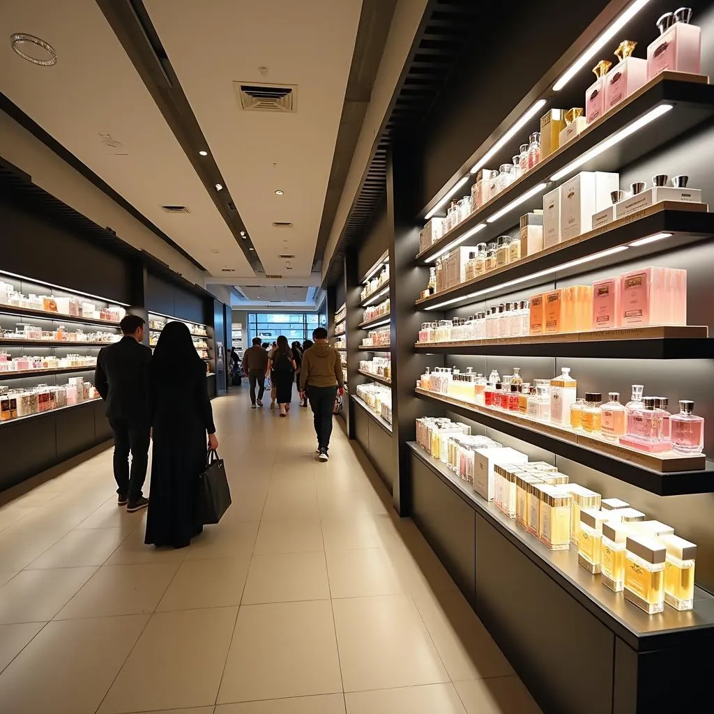 Luxury Perfume and Cosmetics at Abu Dhabi Airport Duty Free