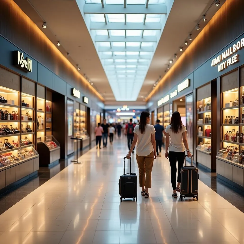 Abu Dhabi Airport Duty Free Shopping