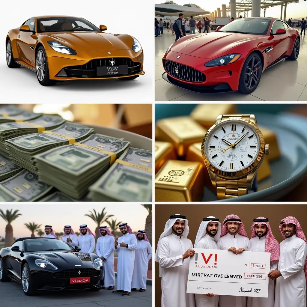 Abu Dhabi Airport Millionaire Draw Prizes