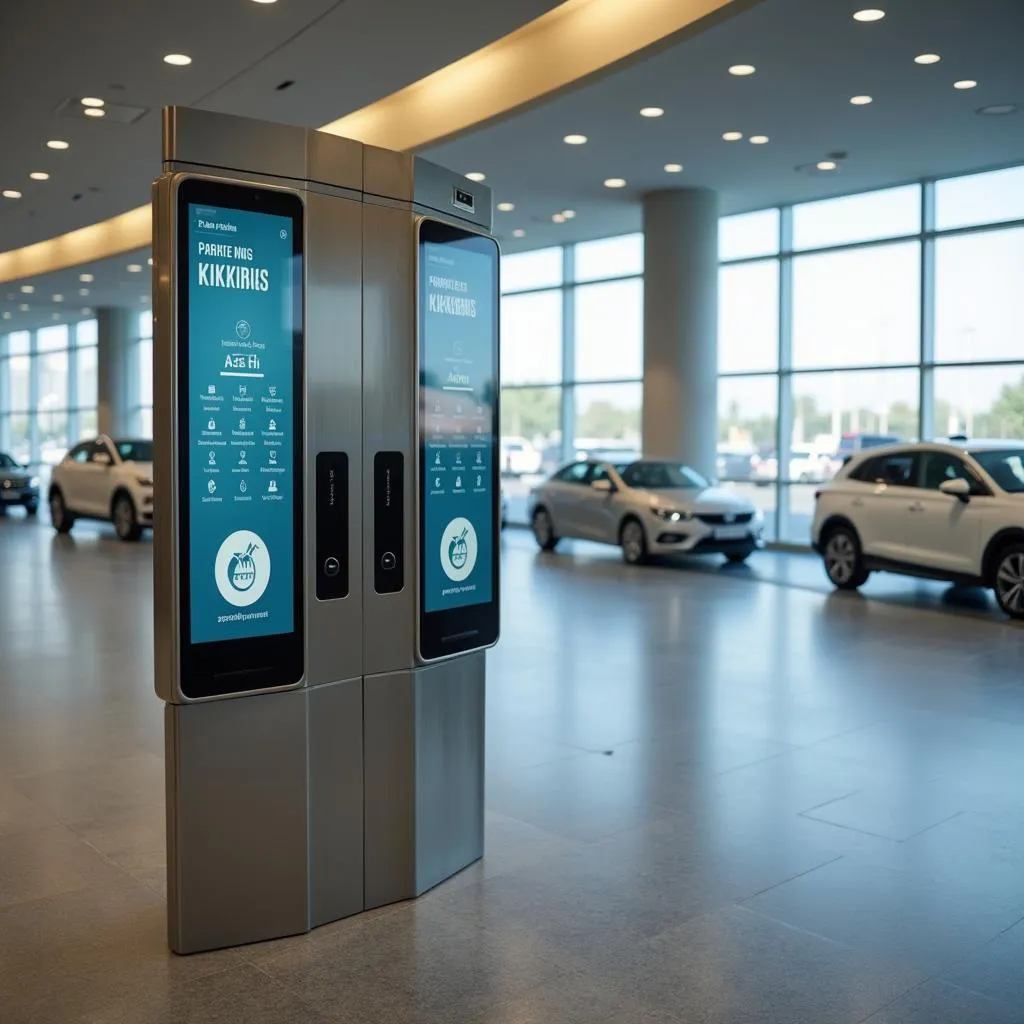 Abu Dhabi Airport Parking Payment Kiosks