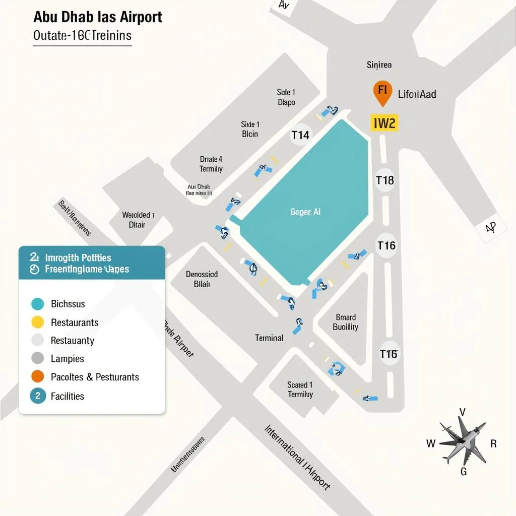 Abu Dhabi Airport Terminal Layout