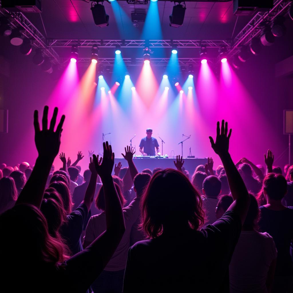 Nightclub Scene near Abu Dhabi Airport