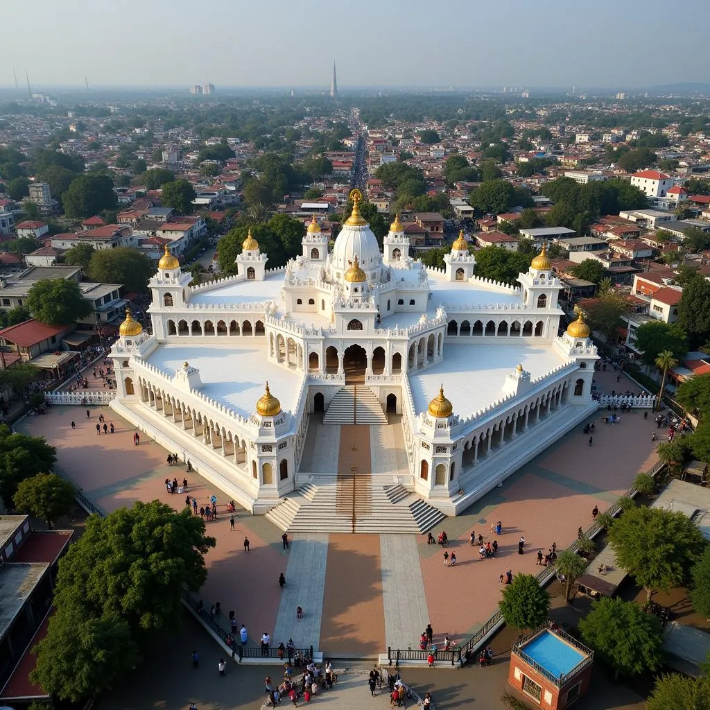 Aerial View of Shirdi Sai Baba Temple