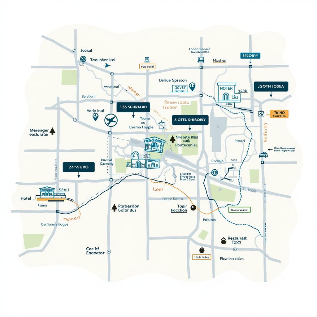 Aerocity Map and Transportation Options