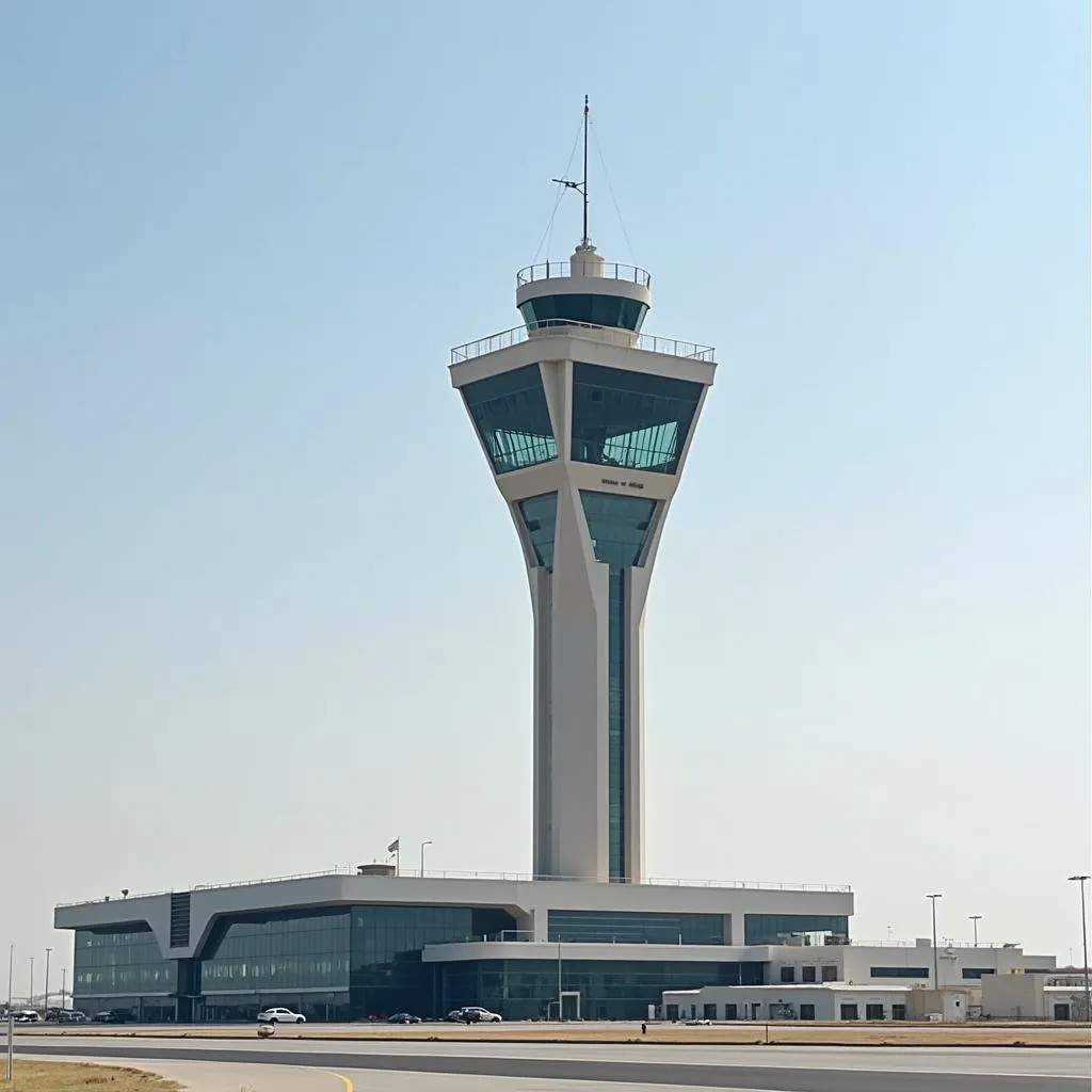 Air Traffic Control Tower at Abu Dhabi Gala Airport