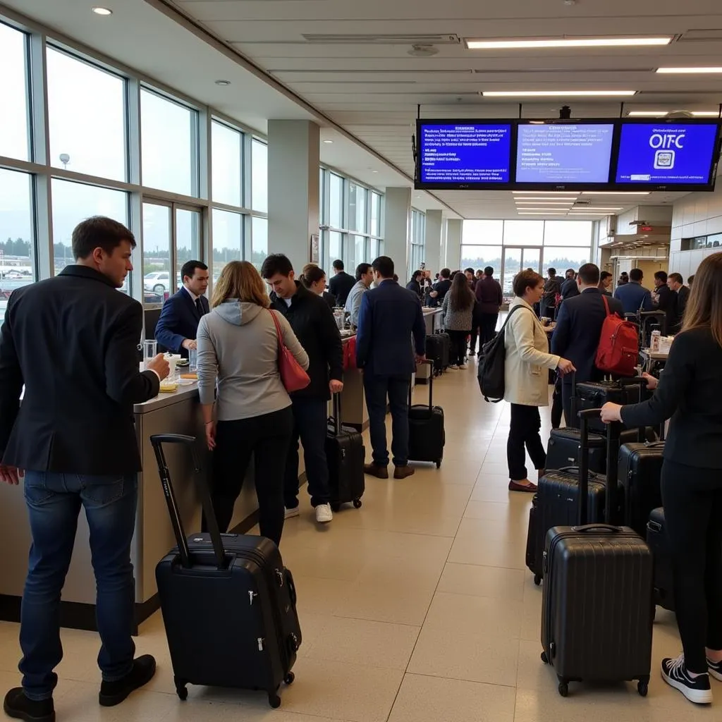 Airport Check-In Counter