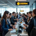 Airport Check-in Counter