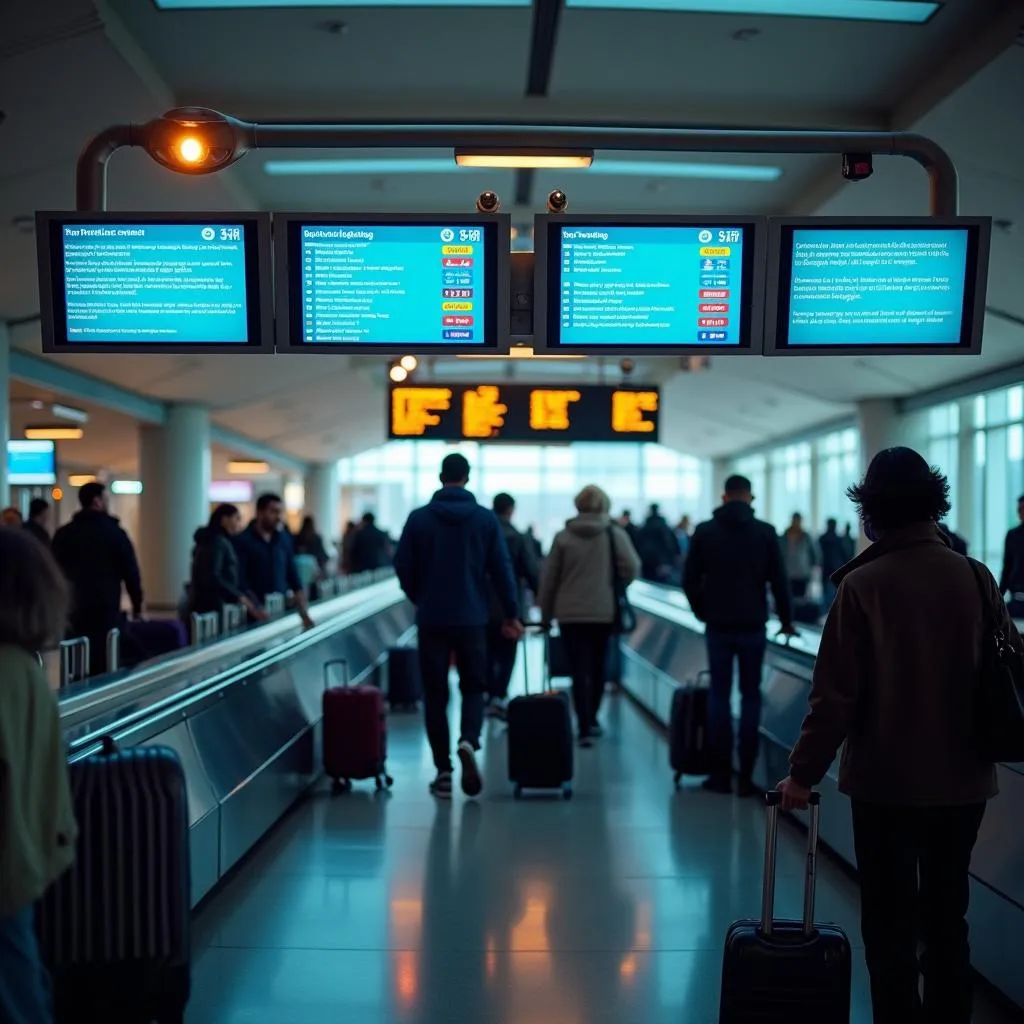 Airport Codes on Luggage Carousel