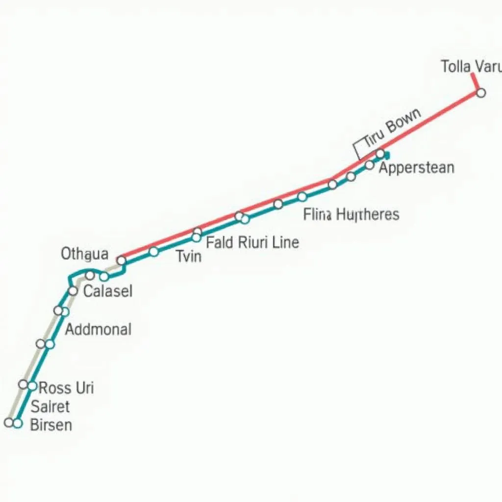 Delhi Metro Airport Express Line Map