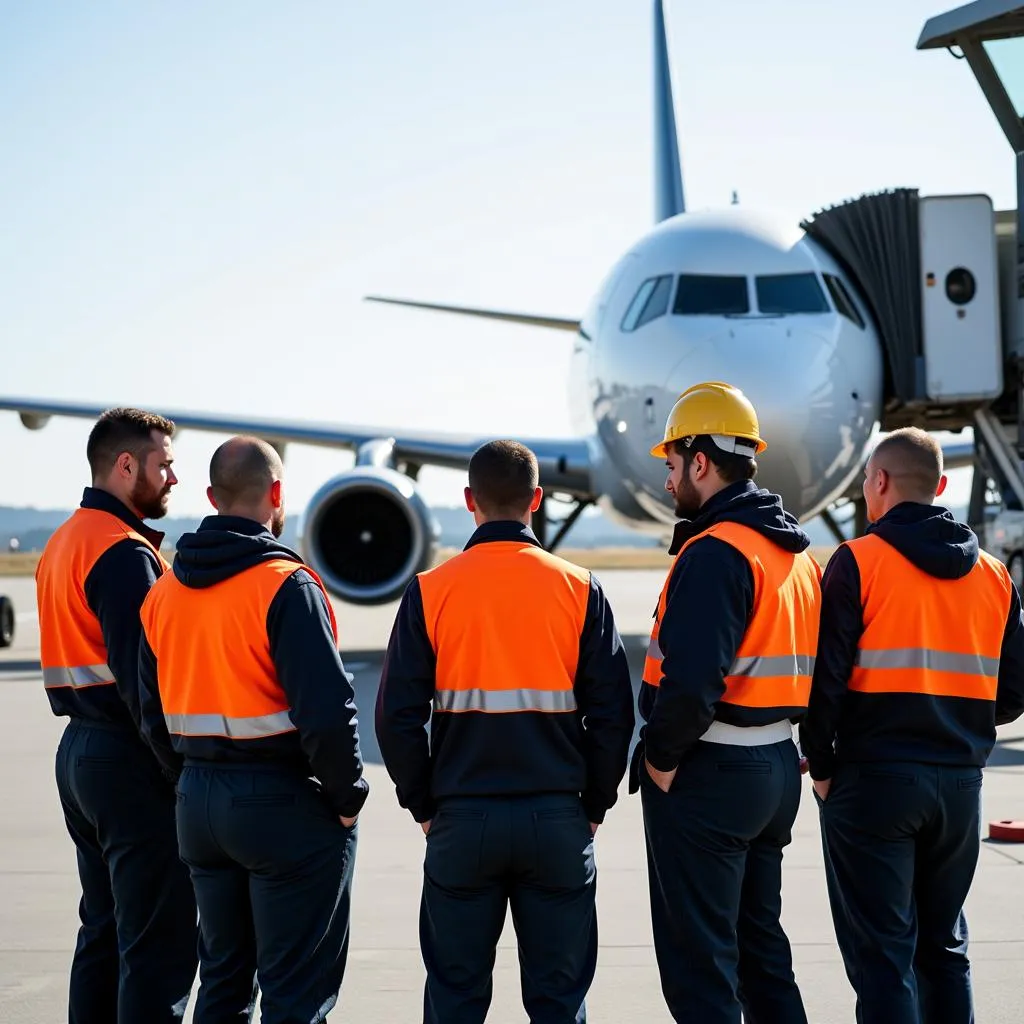 Airport Ground Staff Team Meeting