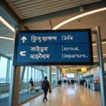 Airport Sign in Gujarati