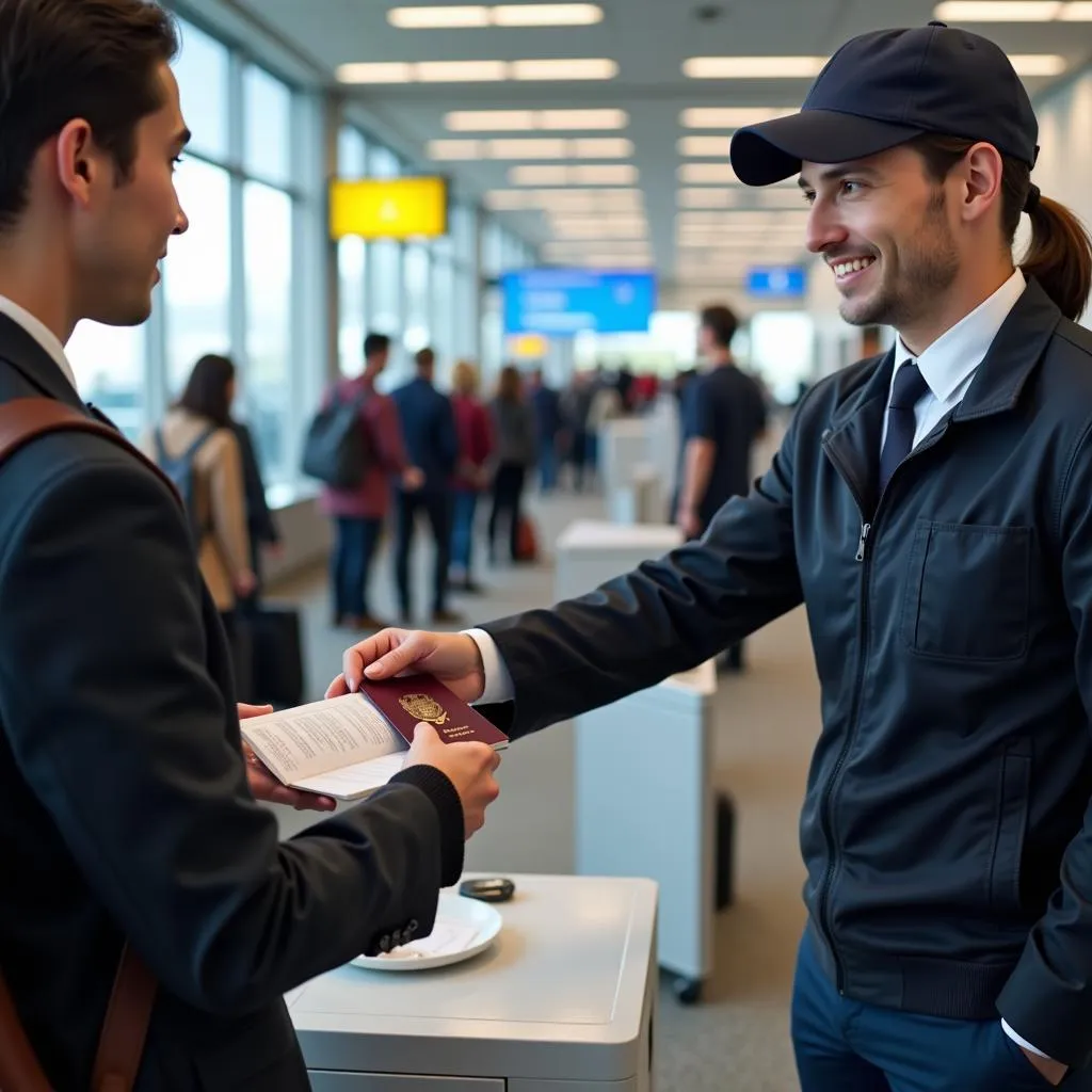 Airport Immigration Check