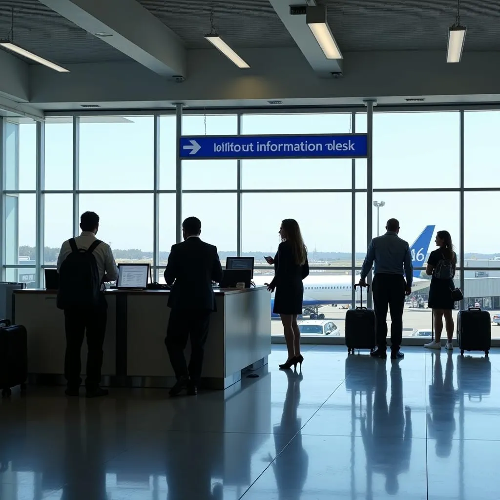 Information desk at Jamnagar Airport