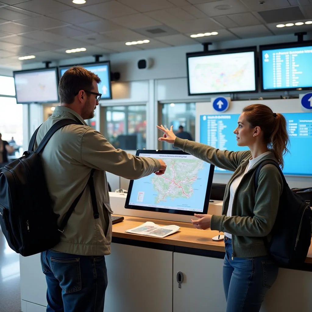 Airport Information Desk Assistance