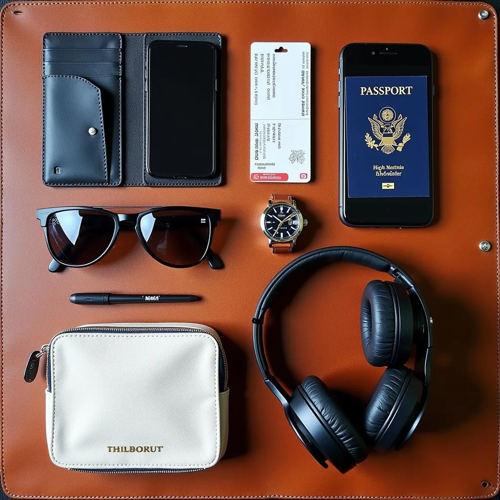 Men's travel essentials for a stylish airport look