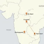 Airport Locations Near Veraval, India