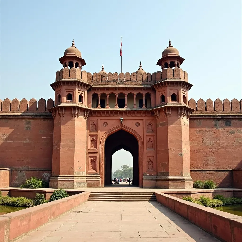 Aligarh Fort, a Historical Landmark in India