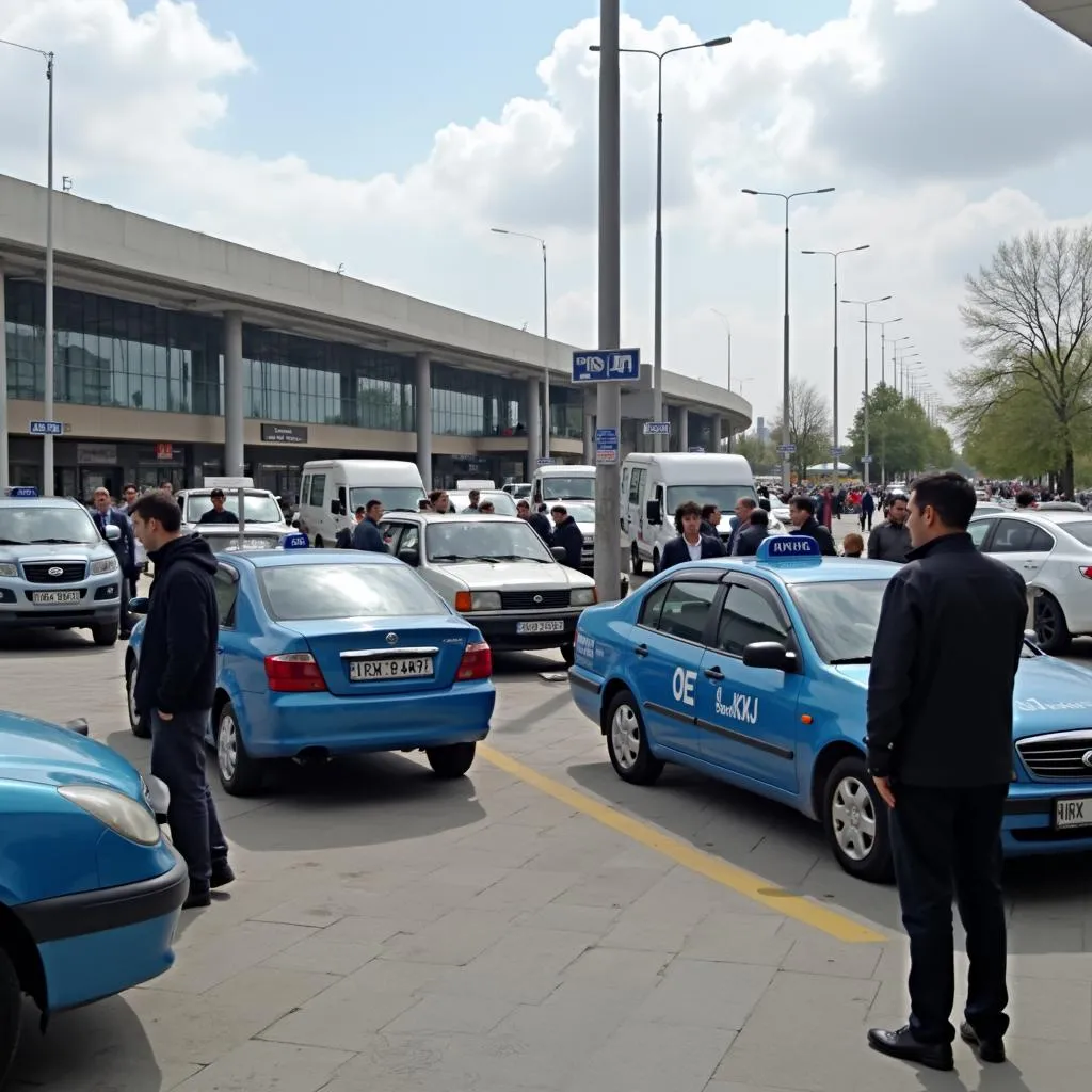 Almaty Airport Taxi Stand