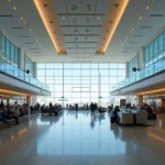 Almaty Airport Terminal Interior