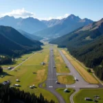 Aspen Pitkin Airport Aerial View