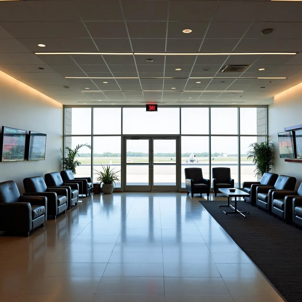 Inside Athens Ben Epps Airport Terminal