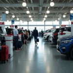 Auckland Airport Car Rental Area