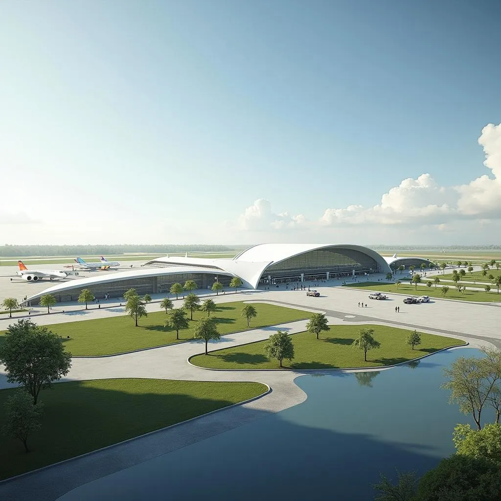 Modern Architectural Design of Ayodhya Airport