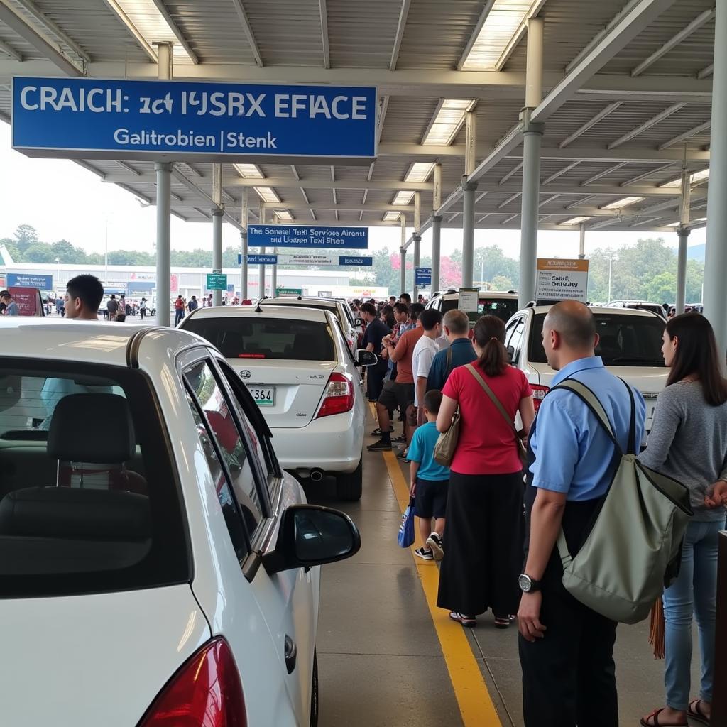 Bali Airport Official Taxi Stand