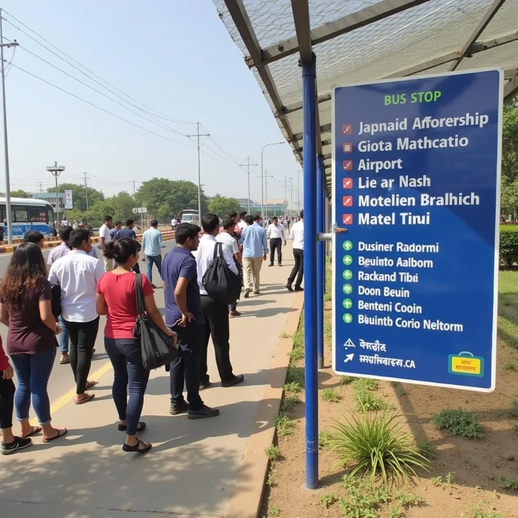 Bangalore Airport Bus Stop