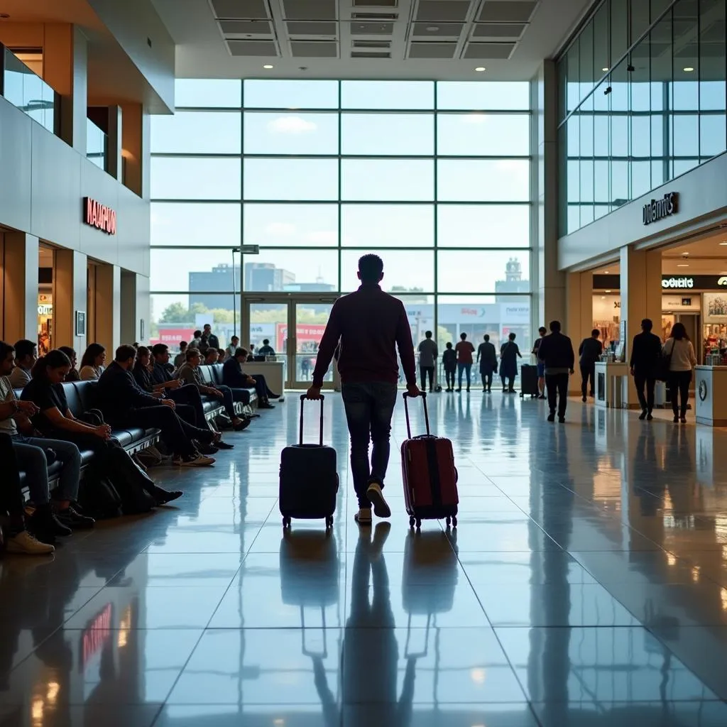 Bangalore Airport Departure Lounge