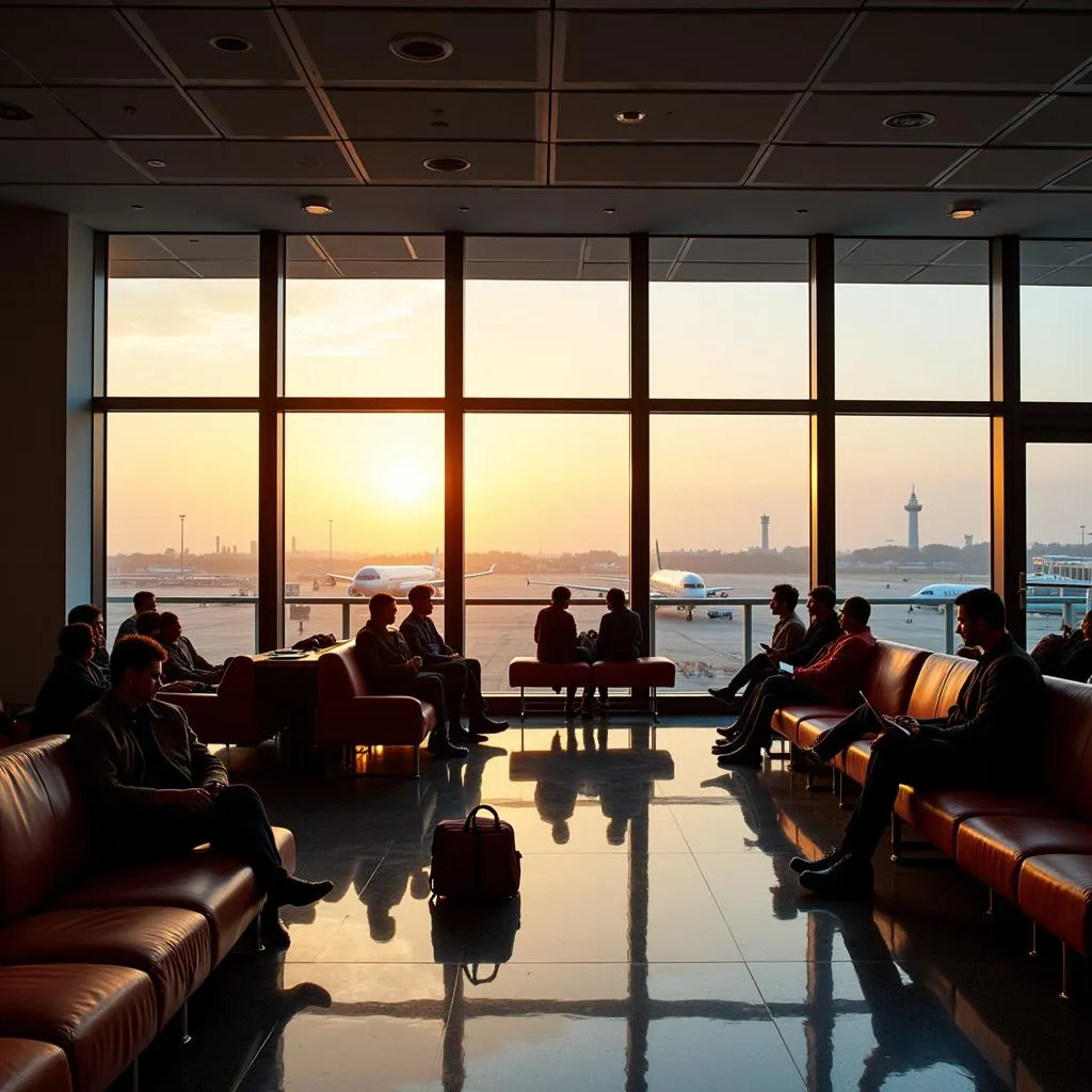 Bangalore Airport Departure Lounge