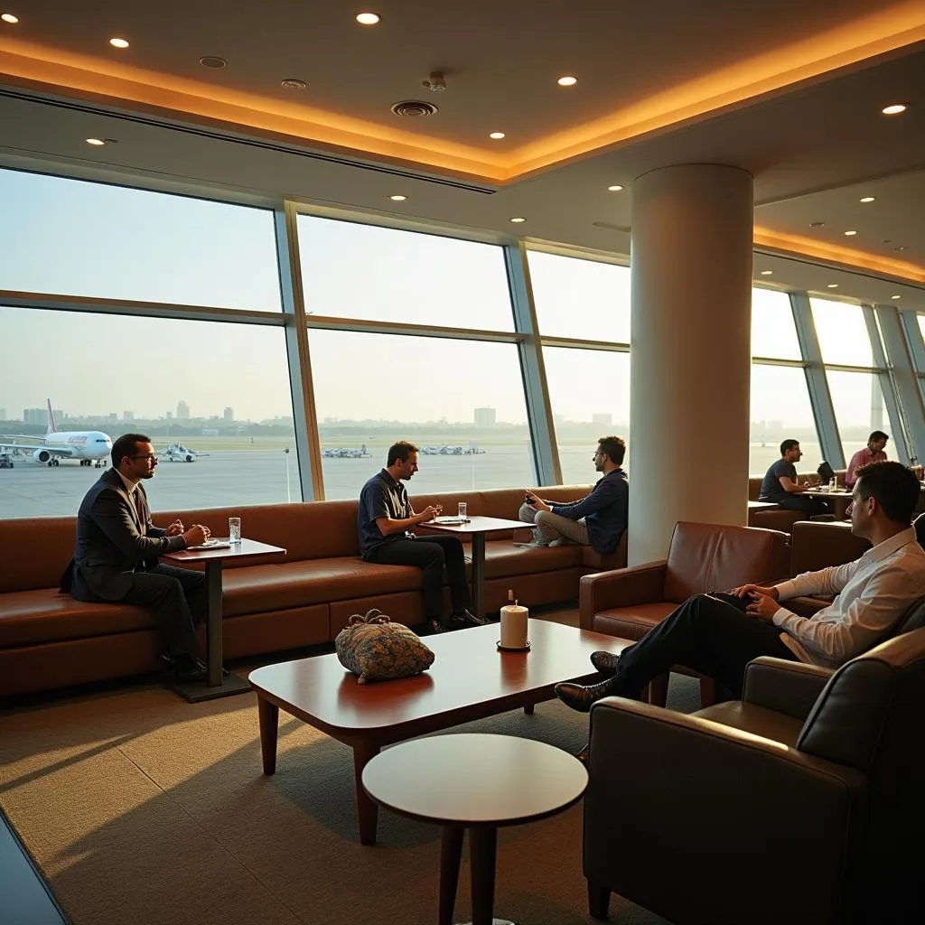 Bangalore Airport Lounge Area