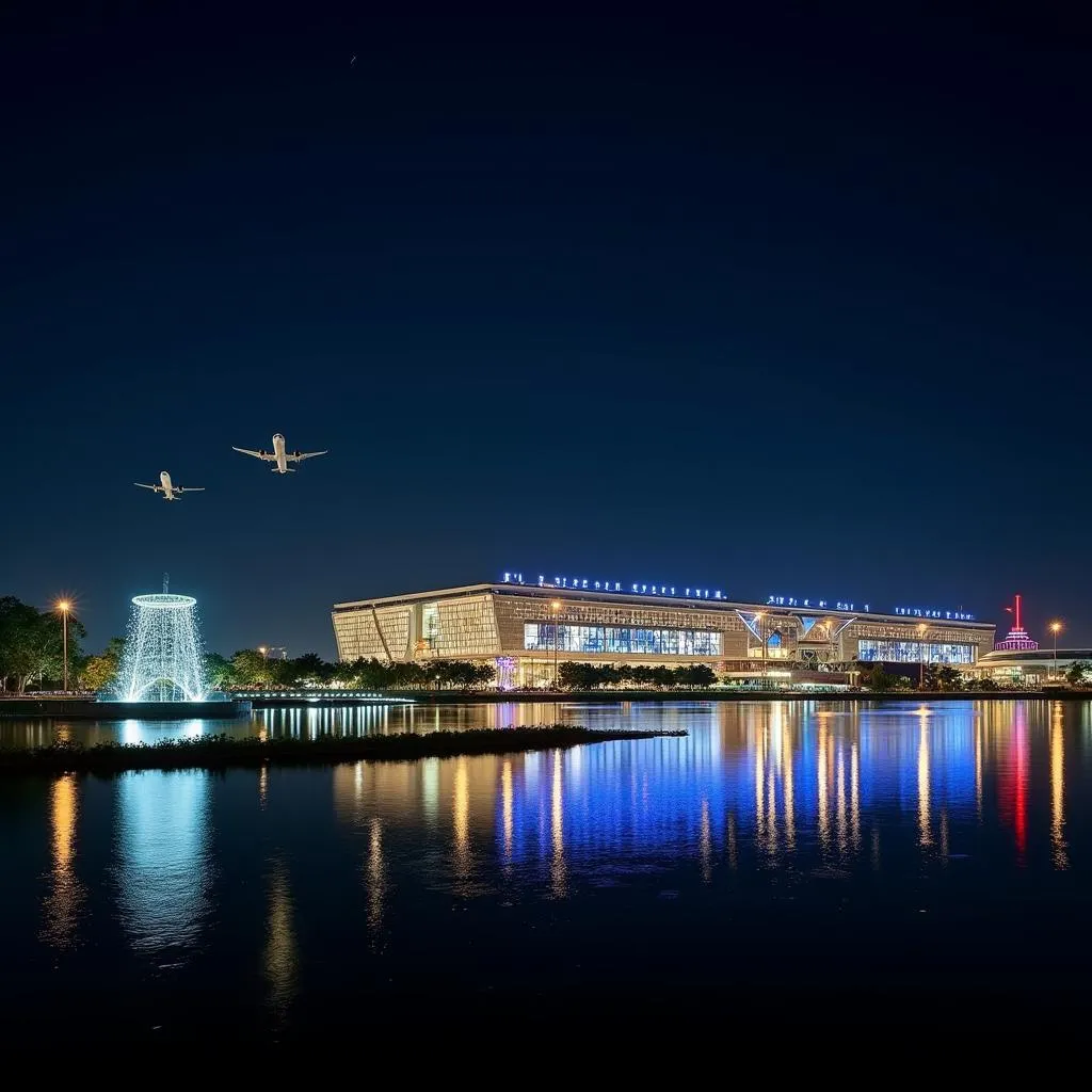 Bangalore Airport Night View