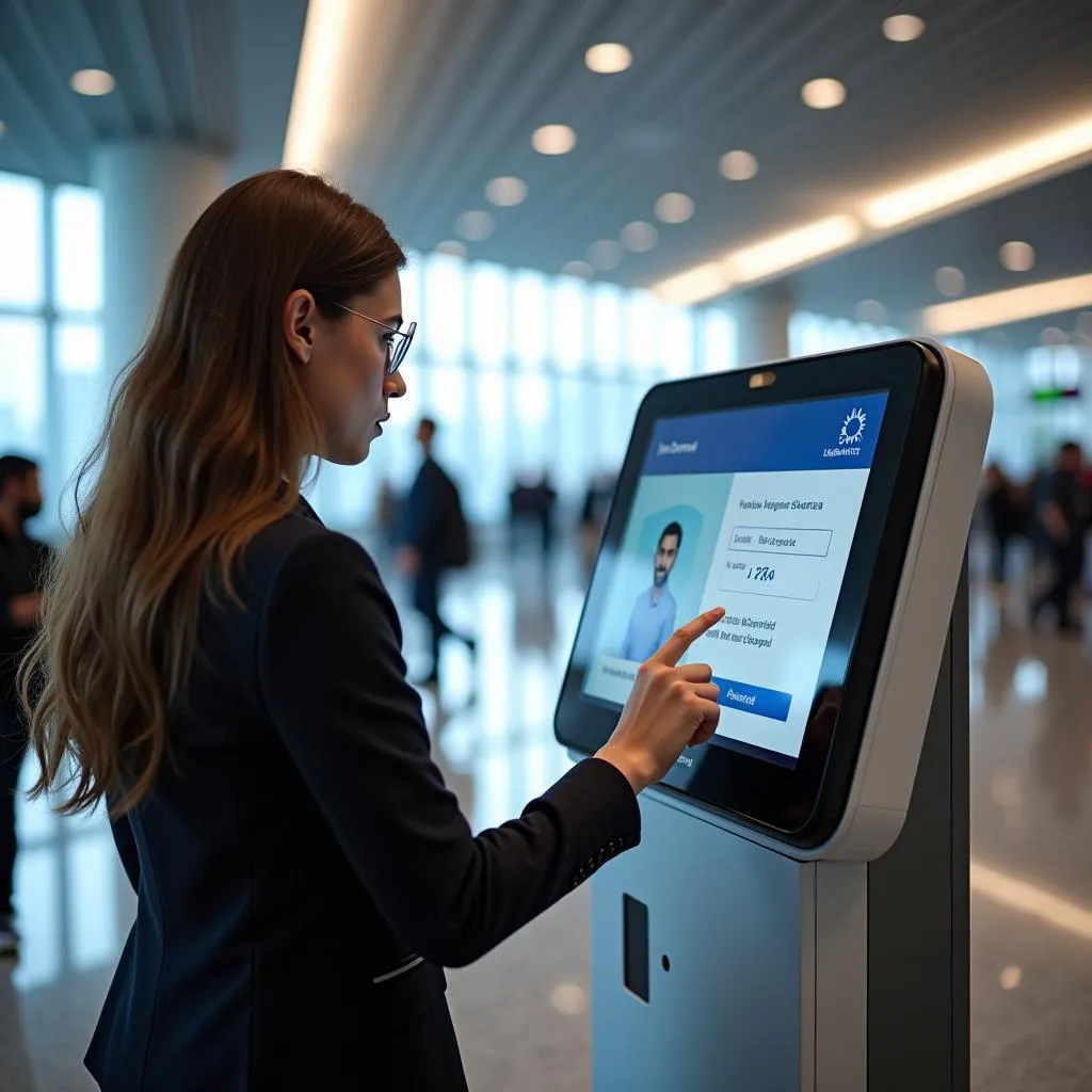 Bangalore Airport Visitor Pass Kiosk