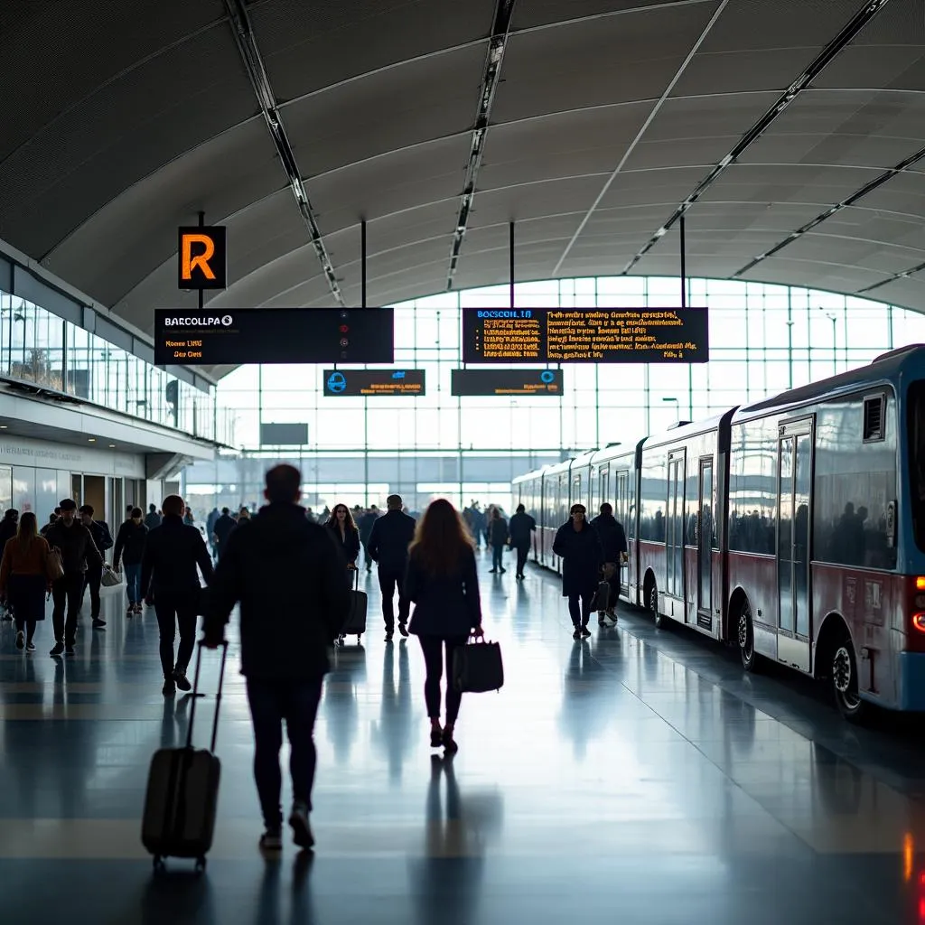 Barcelona Airport Transportation Hub