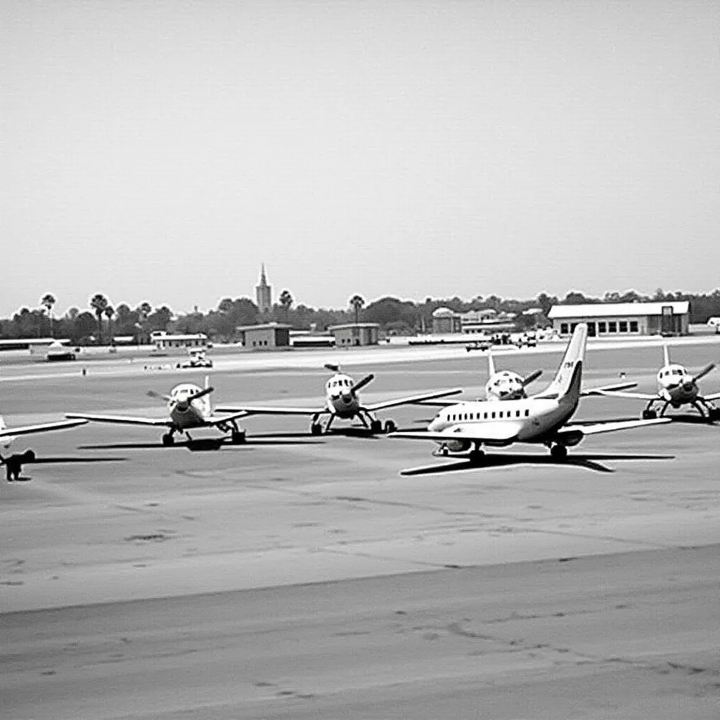 Historical Image of Begumpet Airport