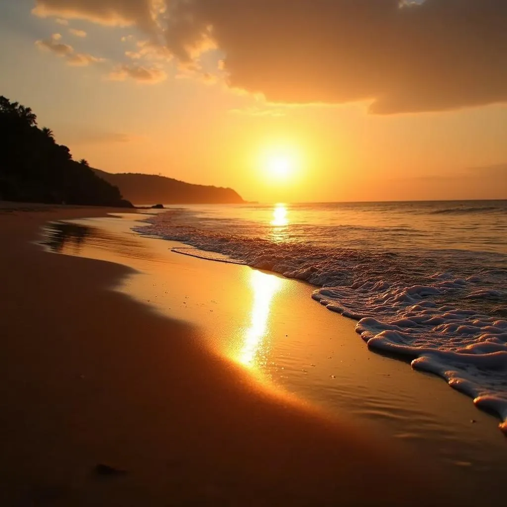 Benaulim Beach Sunset