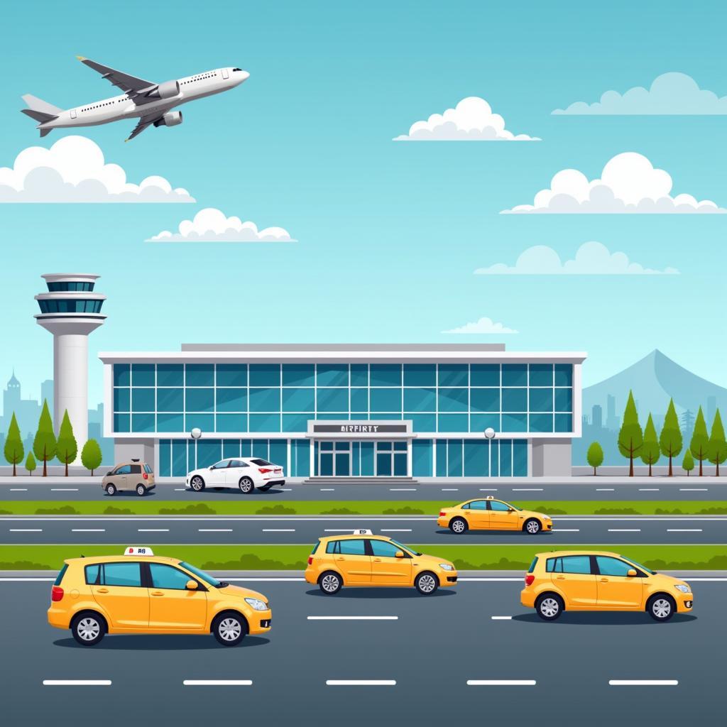 Ground transportation options at Benina International Airport