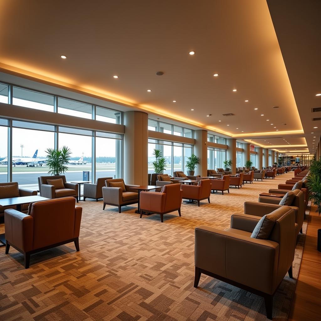 Luxurious Airport Lounge Seating