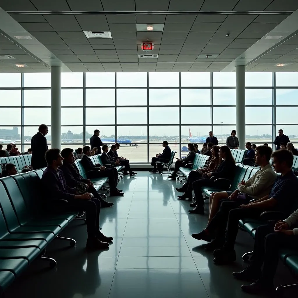 Birmingham Airport Departure Lounge