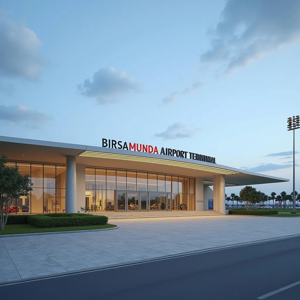 Birsa Munda Airport Terminal Exterior