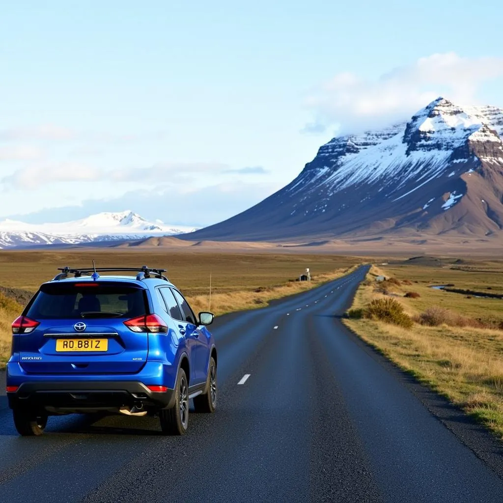 Blue Car Rental Keflavik Airport Iceland Road Trip