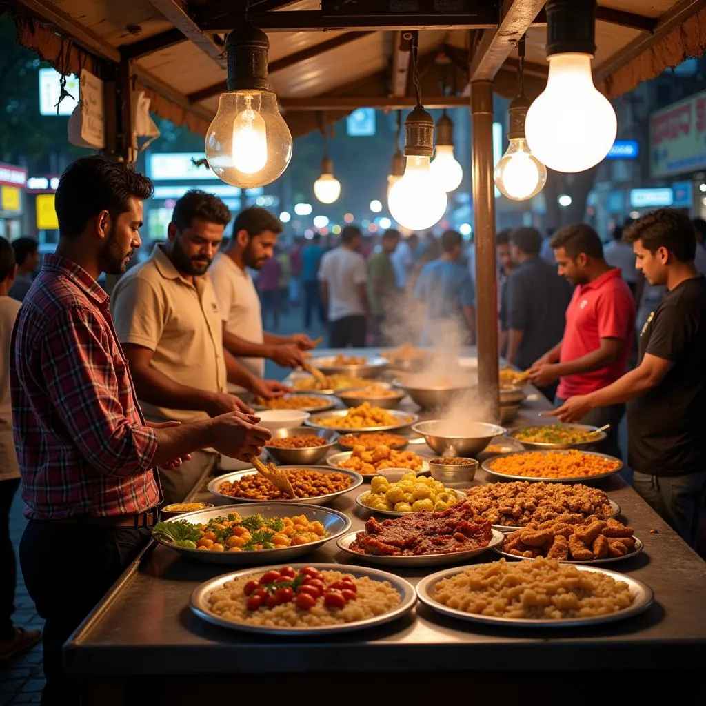 Mumbai Street Food Stall